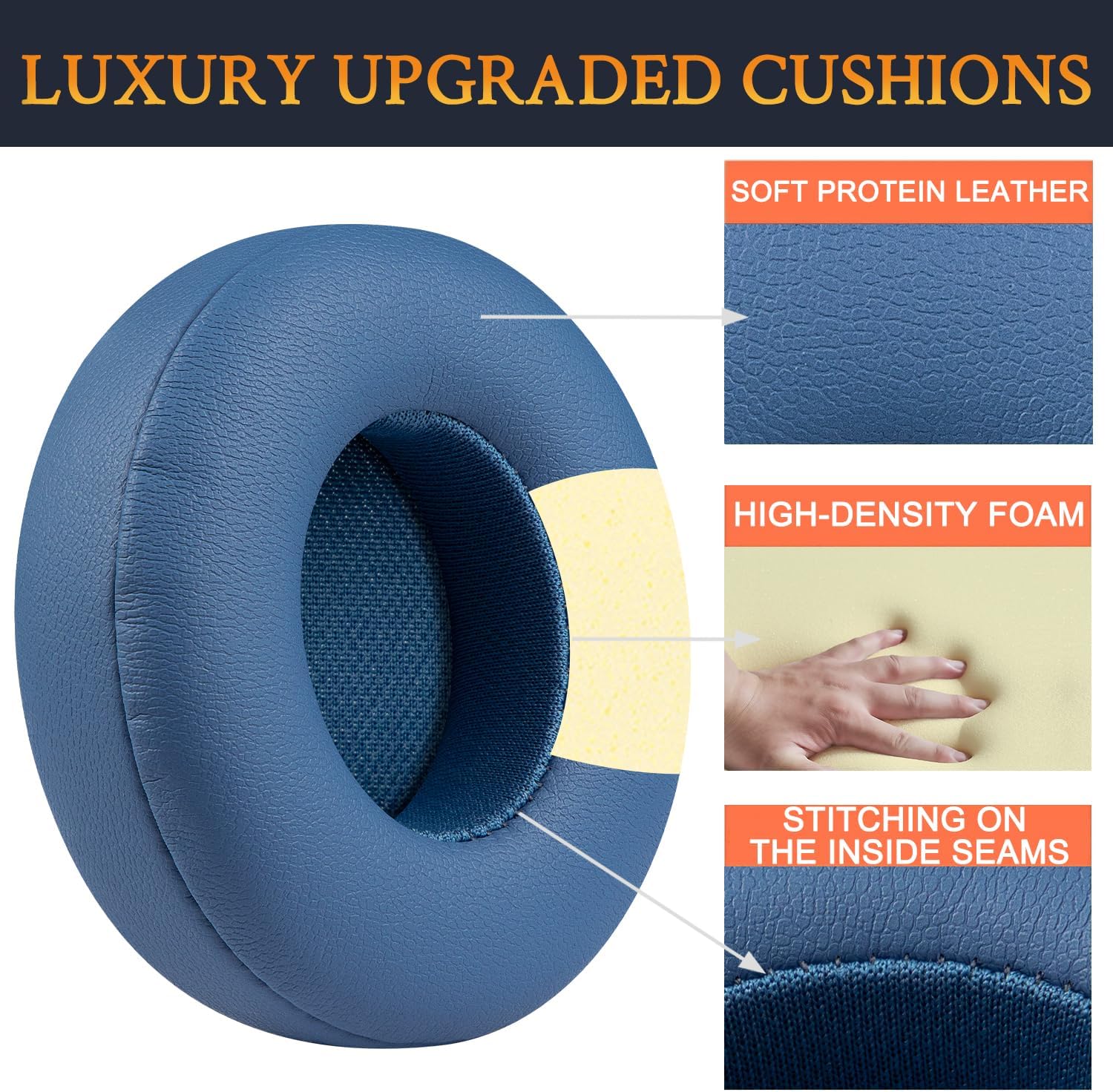 SOULWIT Earpads for Beats Solo 4 - Protein Leather