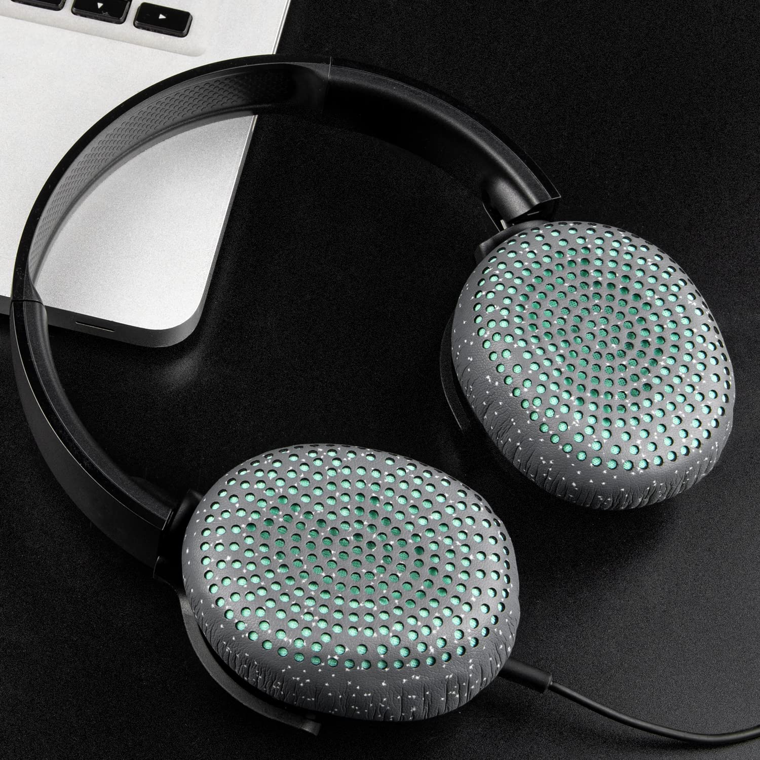 SOULWIT Earpads for Skullcandy Riff Wired, Riff Wireless, Riff Wireless 2 - Protein Leather