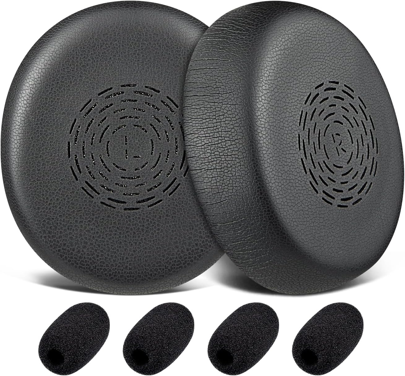 SOULWIT Earpads for Jabra Engage 50 II, Engage 40 Wired - Protein Leather