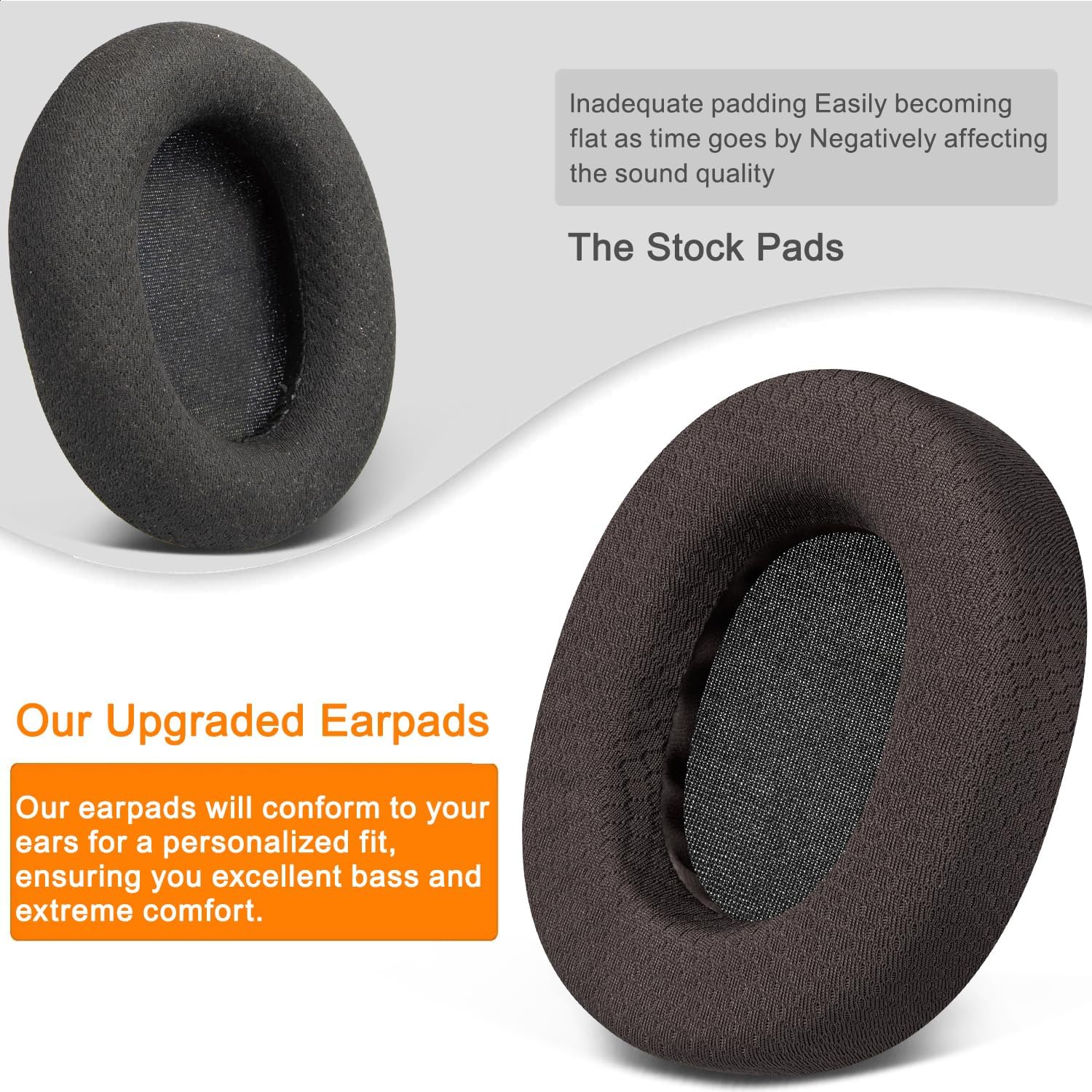 SOULWIT Earpads for SteelSeries Arctis 1/3/5/7/7+/7P/7P+/7X/7X+/9/9X/Pro/Prime - Mesh Fabric