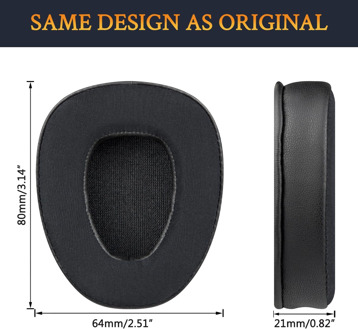 SOULWIT Earpads for BlueParrott B650-XT, S650-XT - Cooling Gel