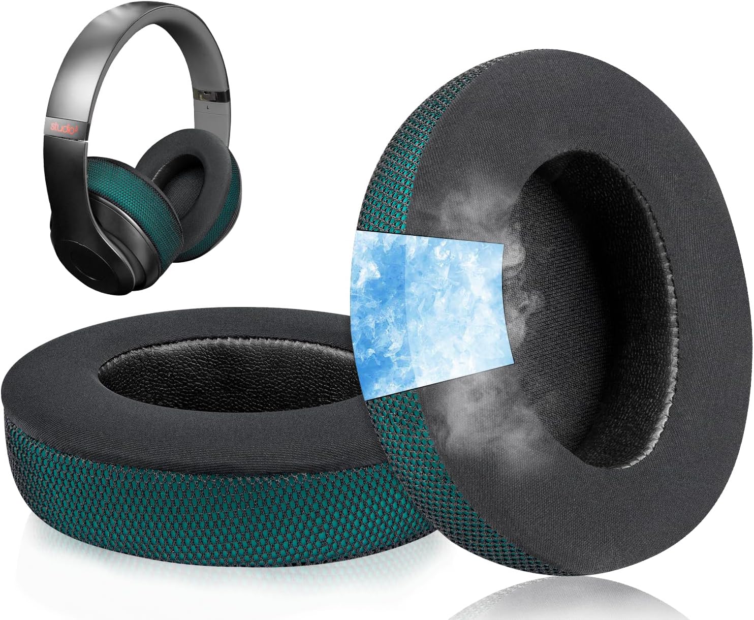 SoloWIT Earpads for Beats Studio 2 & Studio 3 - Cooling Gel