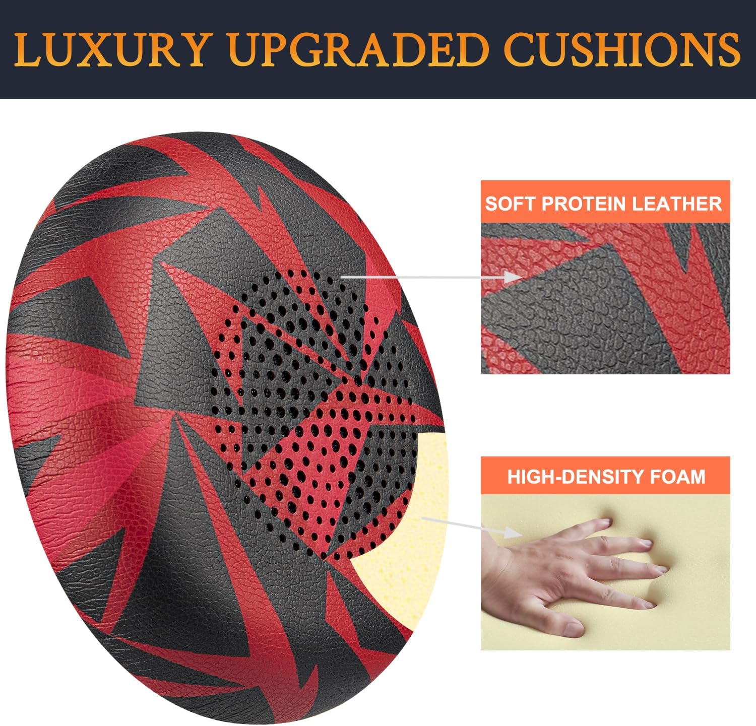 SOULWIT Earpads for Jabra Evolve2 65/40, Elite 45h - Protein Leather