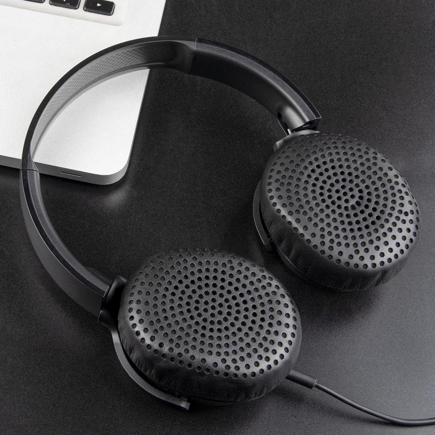 SOULWIT Earpads for Skullcandy Riff Wired, Riff Wireless, Riff Wireless 2 - Protein Leather