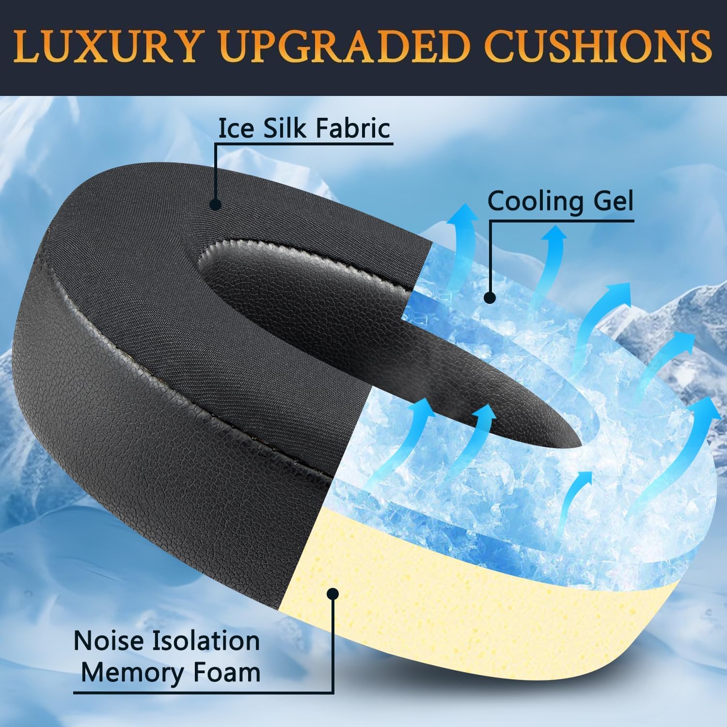 SOULWIT Earpads for Beats Studio Pro - Cooling Gel