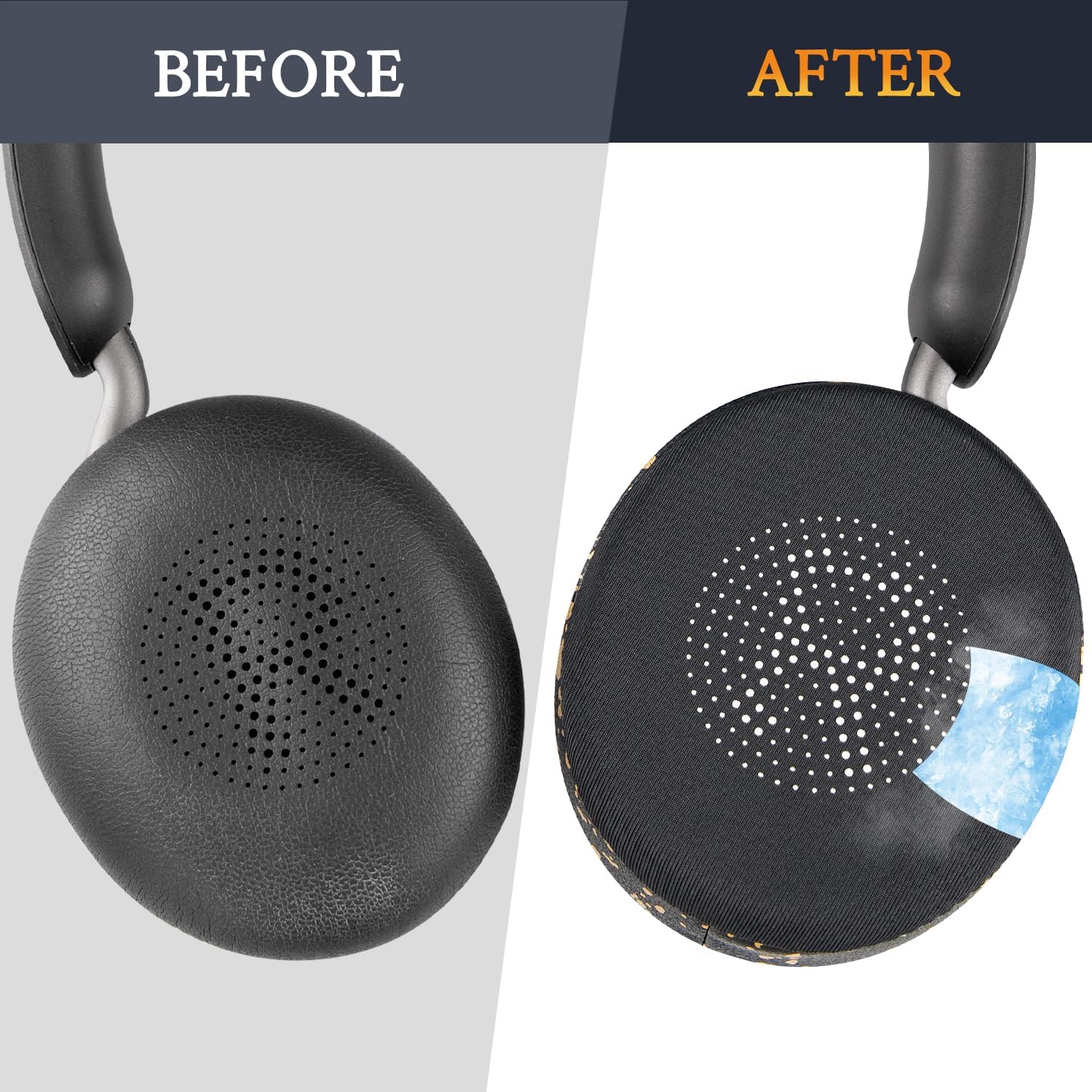 SOULWIT Earpads for Jabra Evolve2 65/40, Elite 45h - Cooling Gel