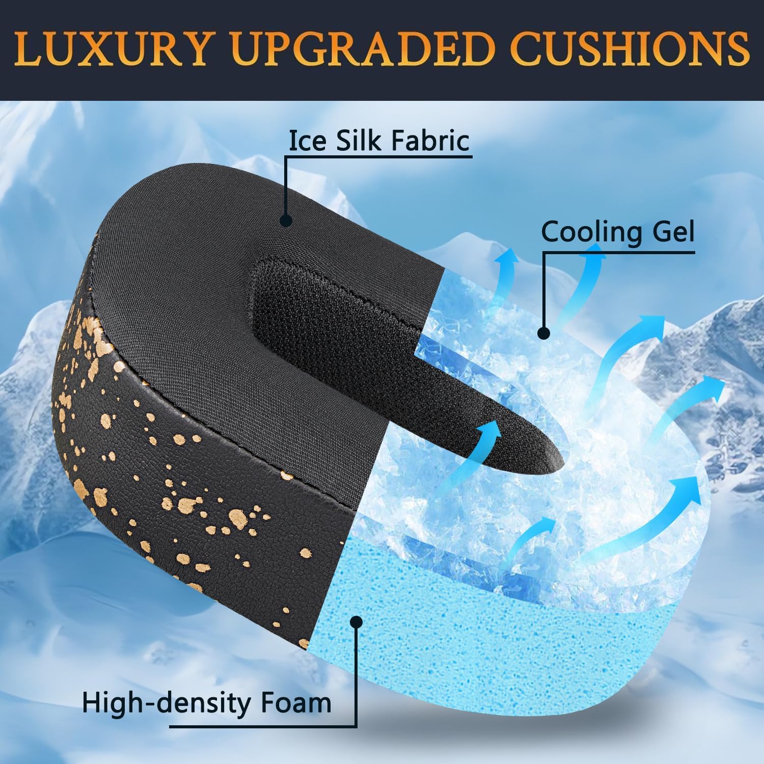 SOULWIT Earpads for Turtle Beach Stealth 700 Gen 2, 700 Gen 2 MAX - Cooling Gel