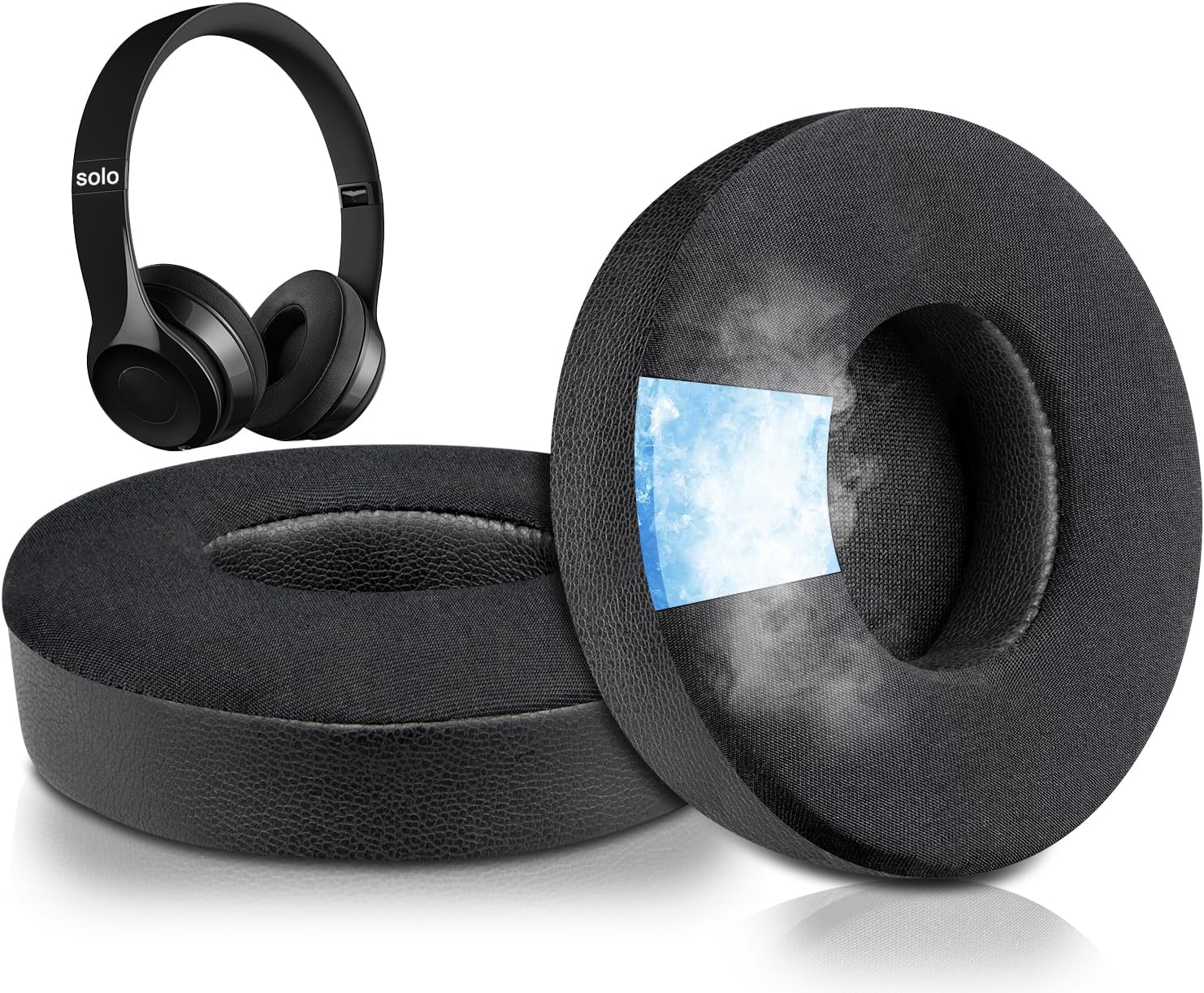 SoloWIT Earpads for Beats Solo 2 & Solo 3 - Cooling Gel