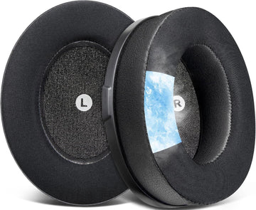 SOULWIT Earpads for Audeze Penrose/Penrose X/Mobius, HyperX Cloud Orbit/Orbit S  - Cooling Gel