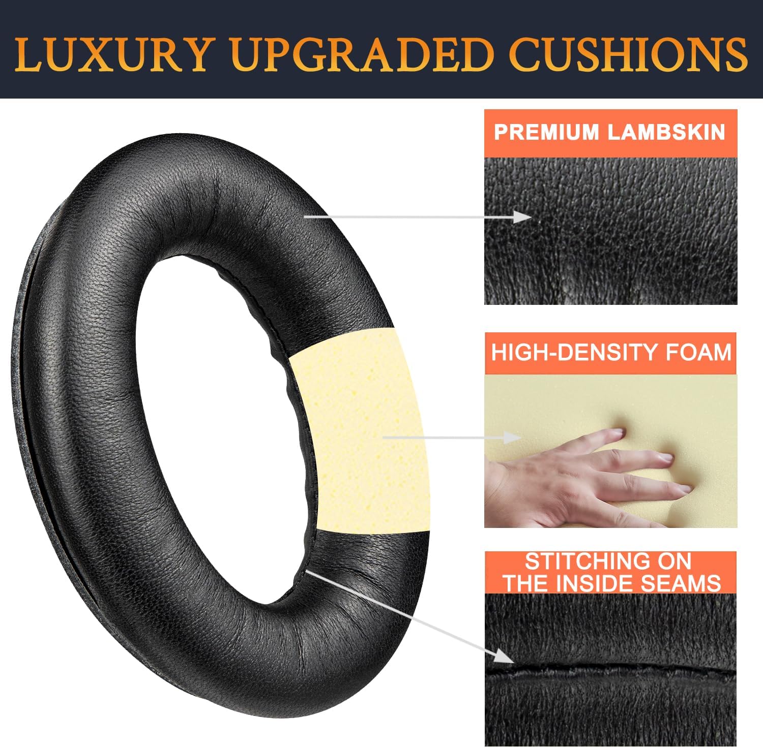 SOULWIT Earpads for Bose QuietComfort 45 Series - Lambskin