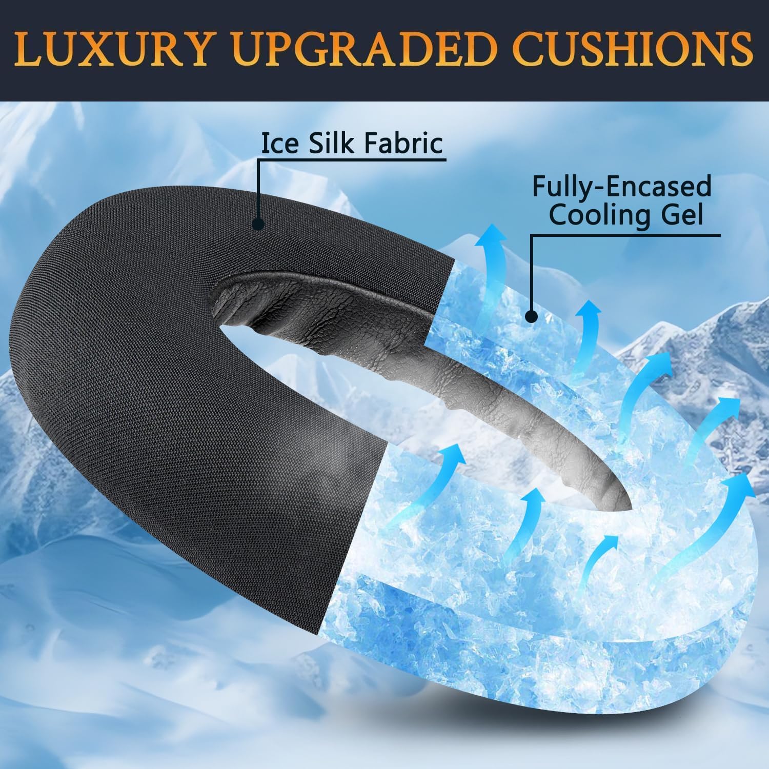 SOULWIT Earpads for Bose QuietComfort Ultra - Full Cooling Gel