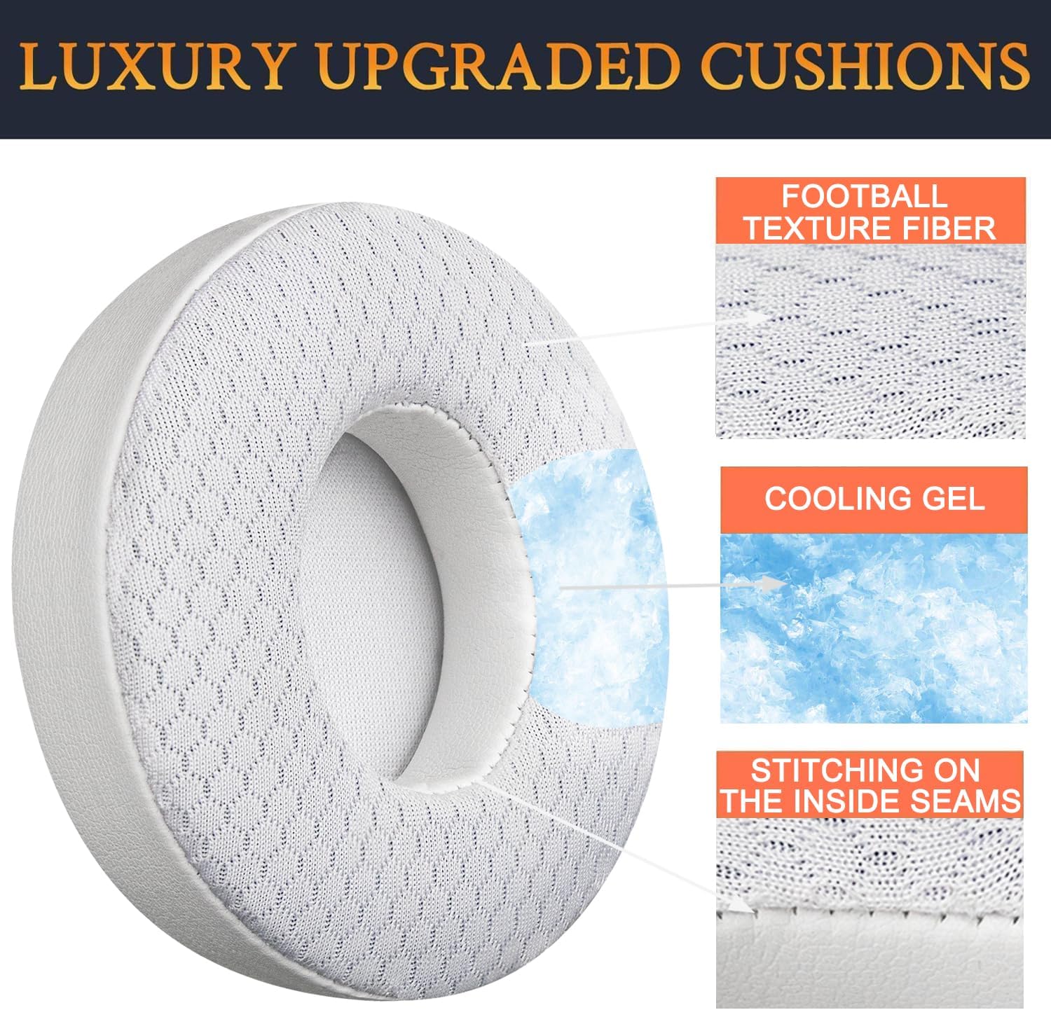 SoloWIT Earpads for Beats Solo 2 & Solo 3 - Cooling Gel