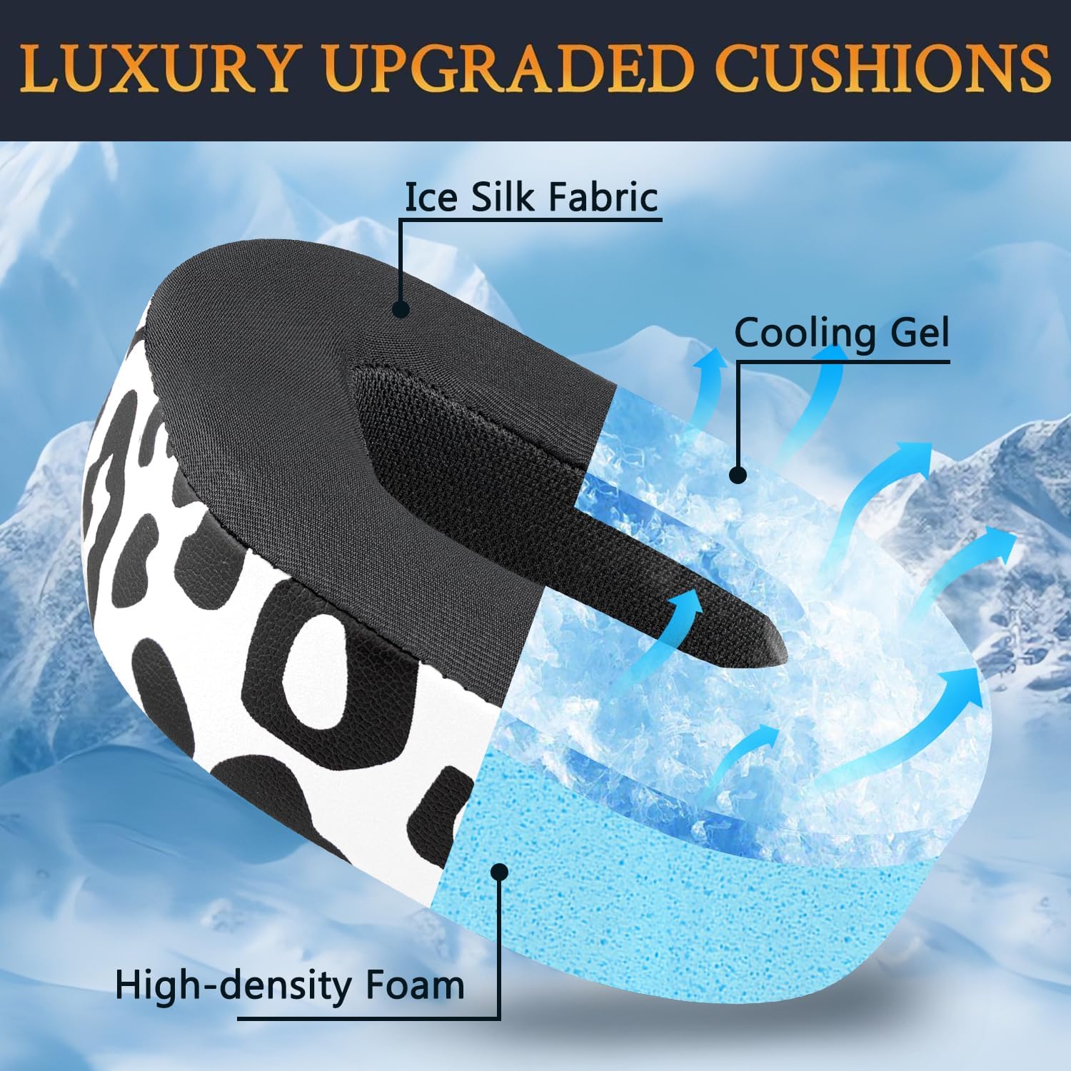 SOULWIT Earpads for Turtle Beach Stealth 700 Gen 2, 700 Gen 2 MAX - Cooling Gel