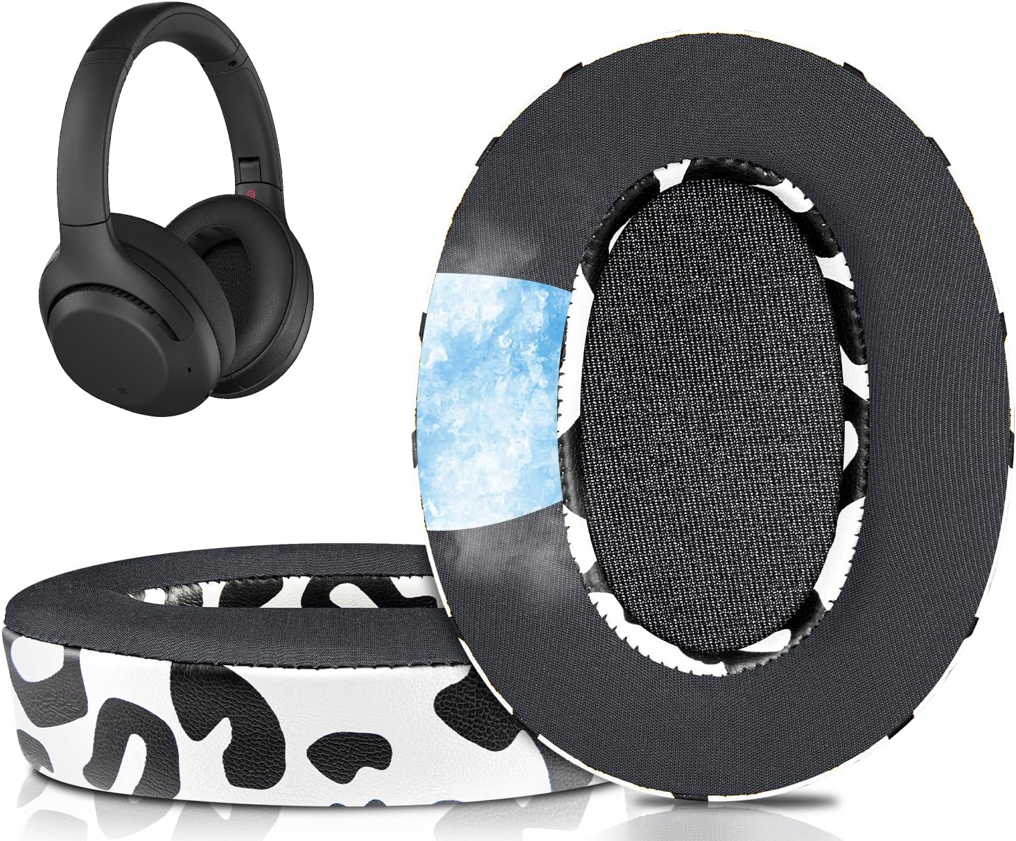 SOULWIT Earpads for Sony WH-XB900N, WH-CH710N, WH-CH720N, WH-RF400, MDR-RF895RK - Cooling Gel