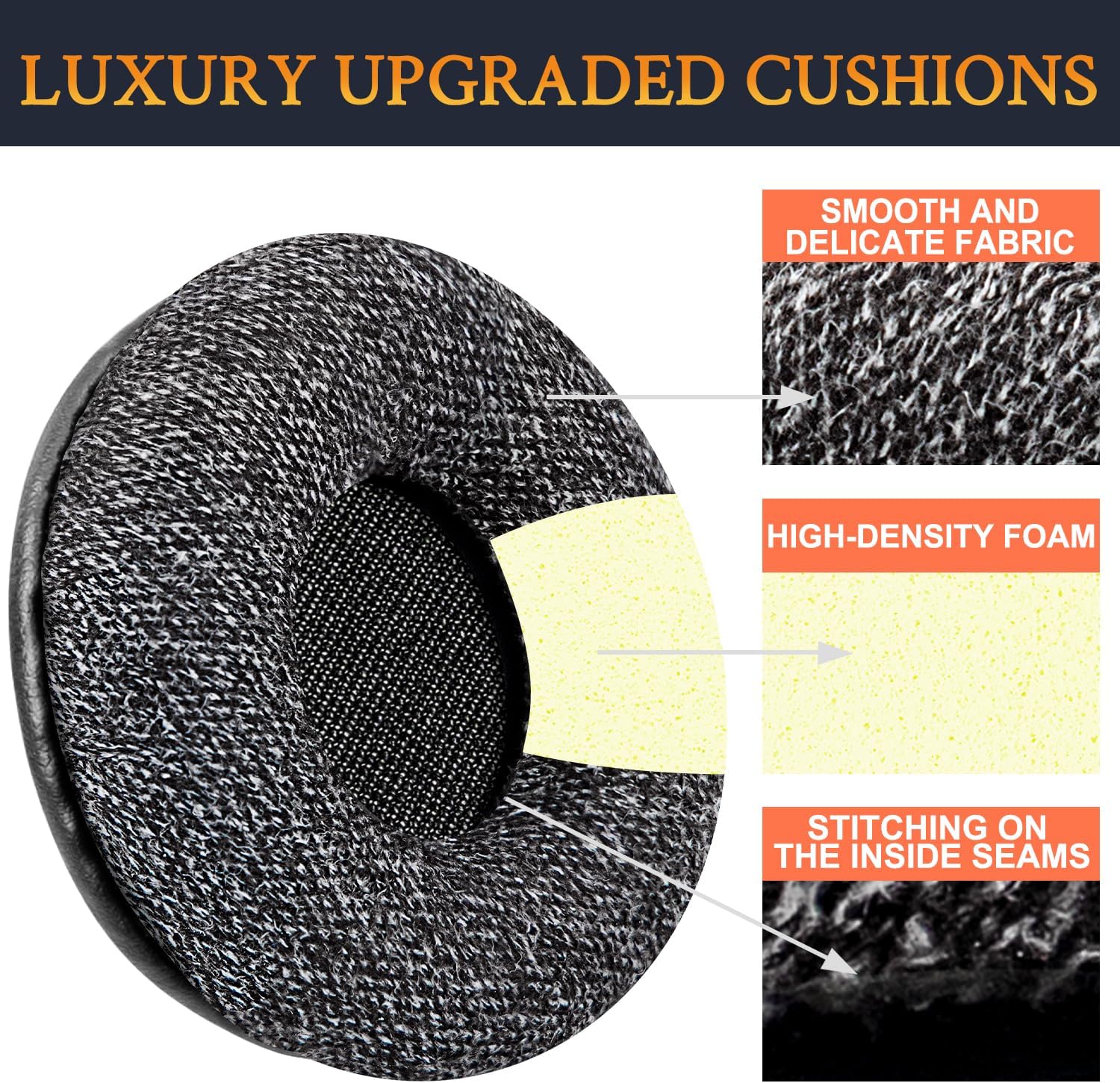 SOULWIT Earpads for Jabra PRO / BIZ / UC Voice - Linen
