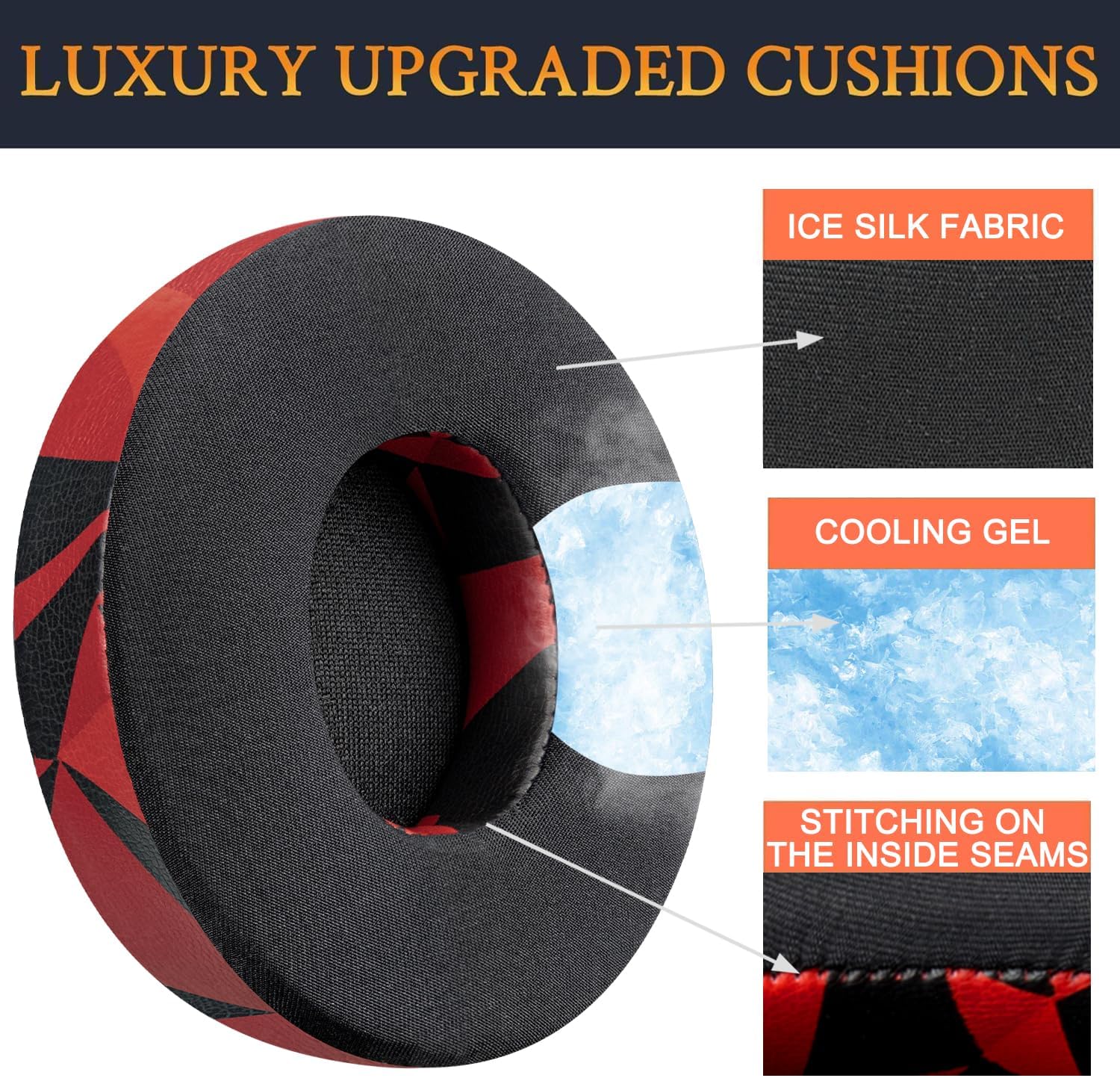 SoloWIT Earpads for Beats Solo 2 & Solo 3 - Cooling Gel