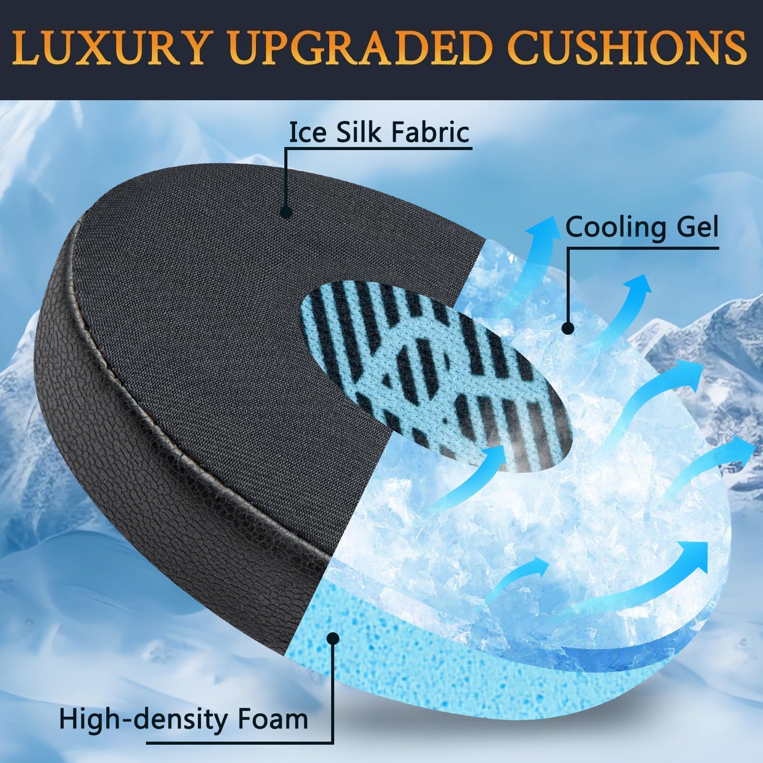SOULWIT Earpads for Bose On-Ear II (OE2/OE2i) / SoundTrue On-Ear / SoundLink On-Ear - Cooling Gel