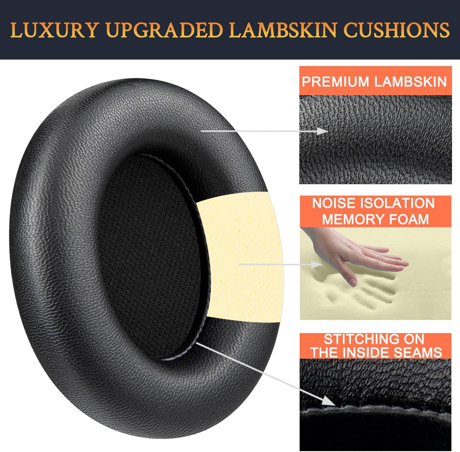 SOULWIT Earpads for Beats Studio Pro - Lambskin