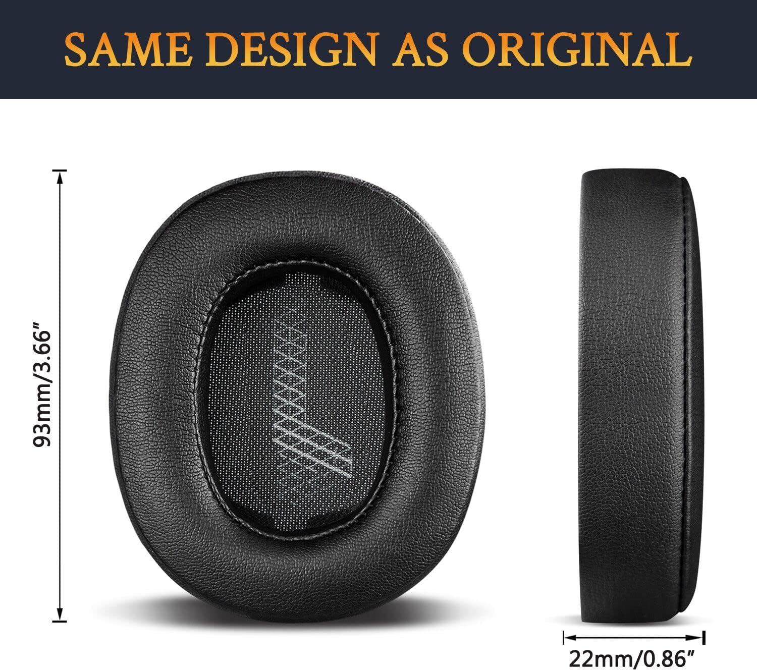 SOULWIT Earpads for JBL Live 500BT - Protein Leather