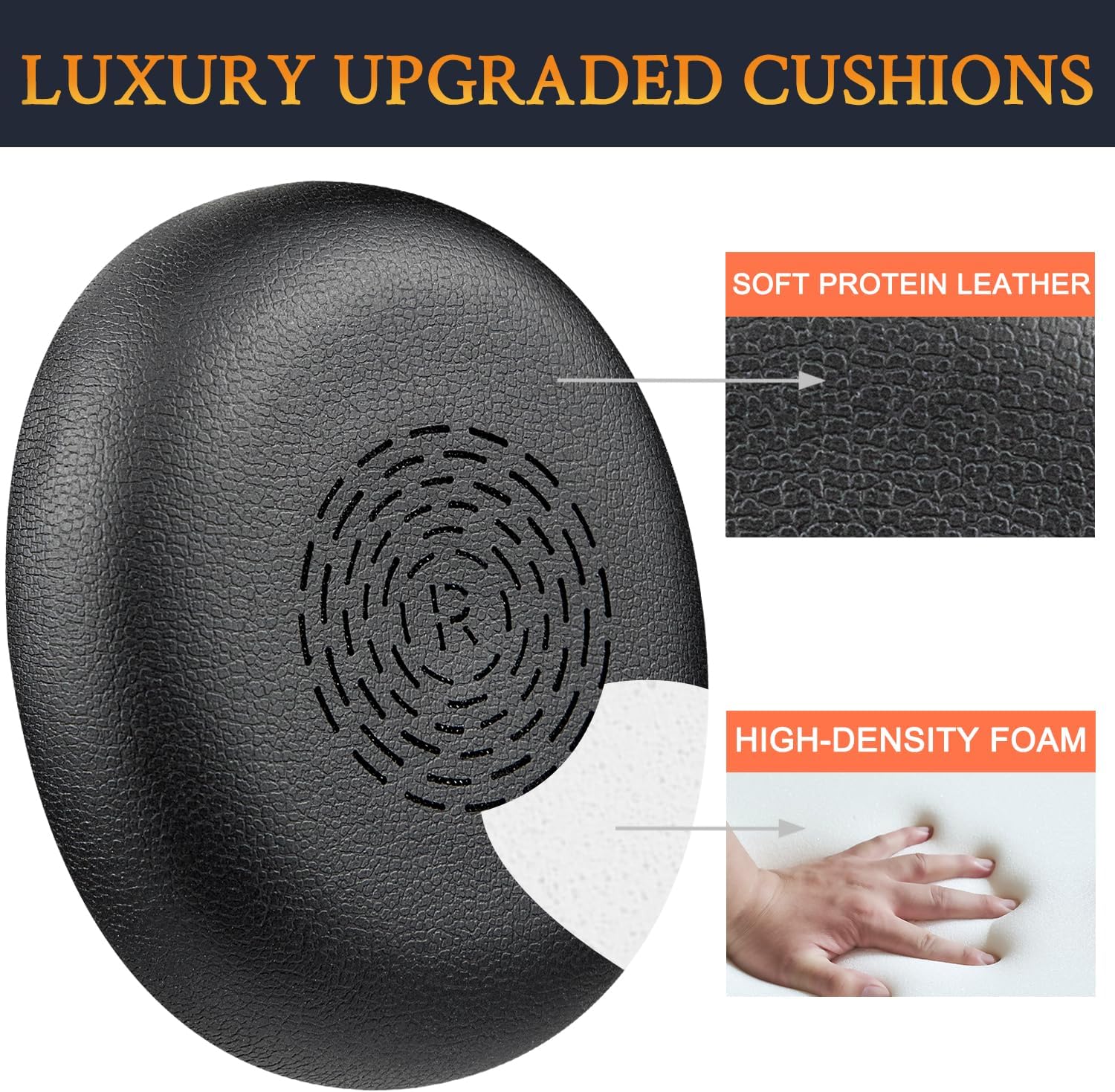 SOULWIT Earpads for Jabra Evolve2 65 Flex - Protein Leather