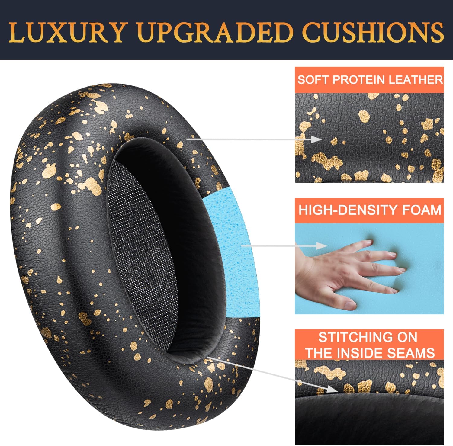 SOULWIT Earpads for Sony WH-XB910N - Protein Leather