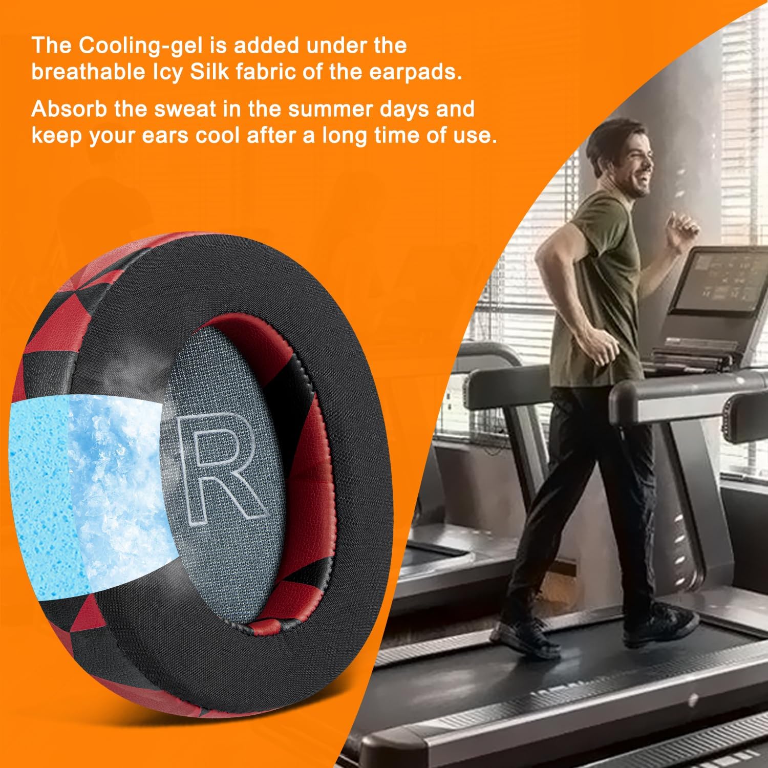 SOULWIT Earpads for Anker Soundcore Life Q30/Q35 - Cooling Gel