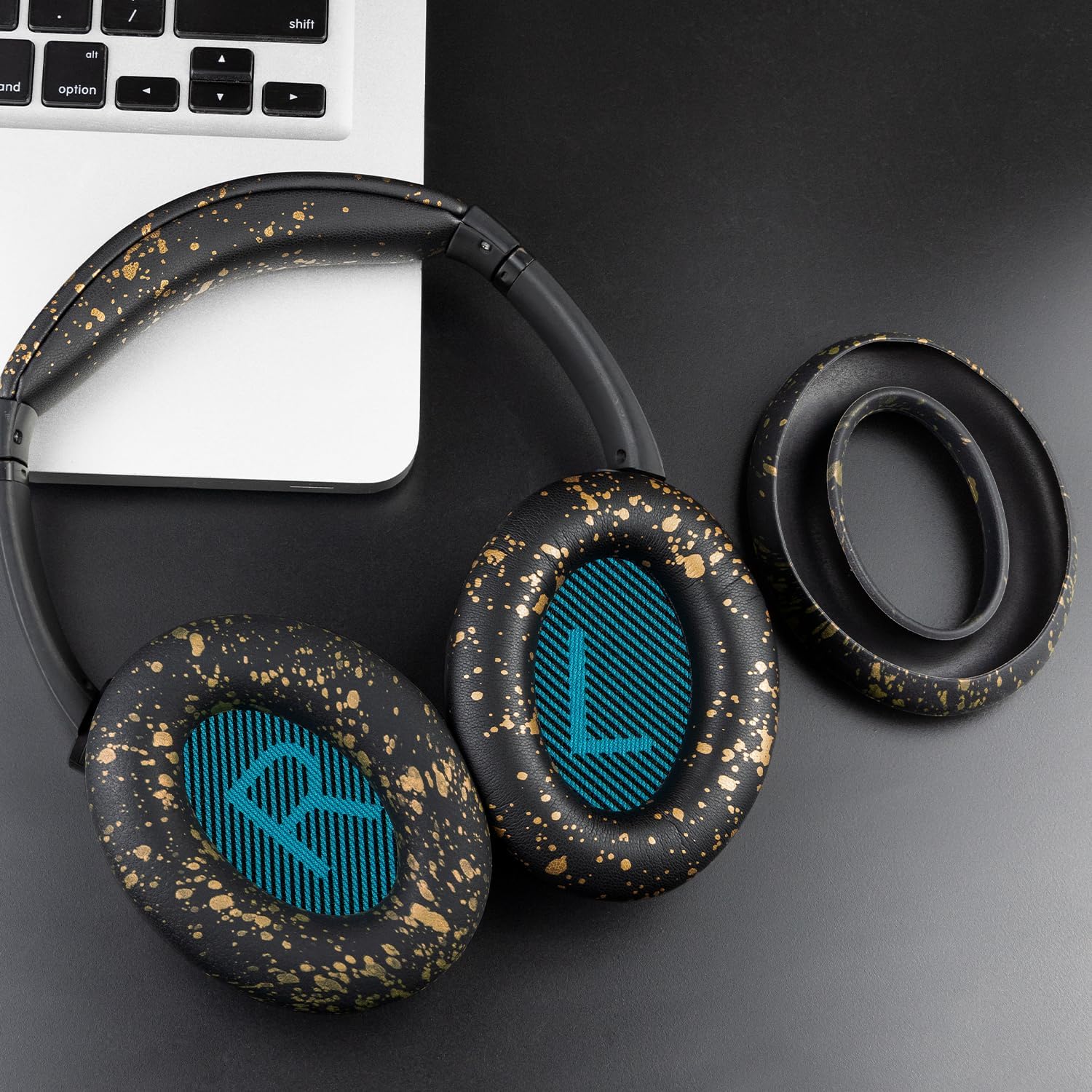 SOULWIT Replacement Kit for Bose QuietComfort 25, Earpads + Headband + Earpads Cover