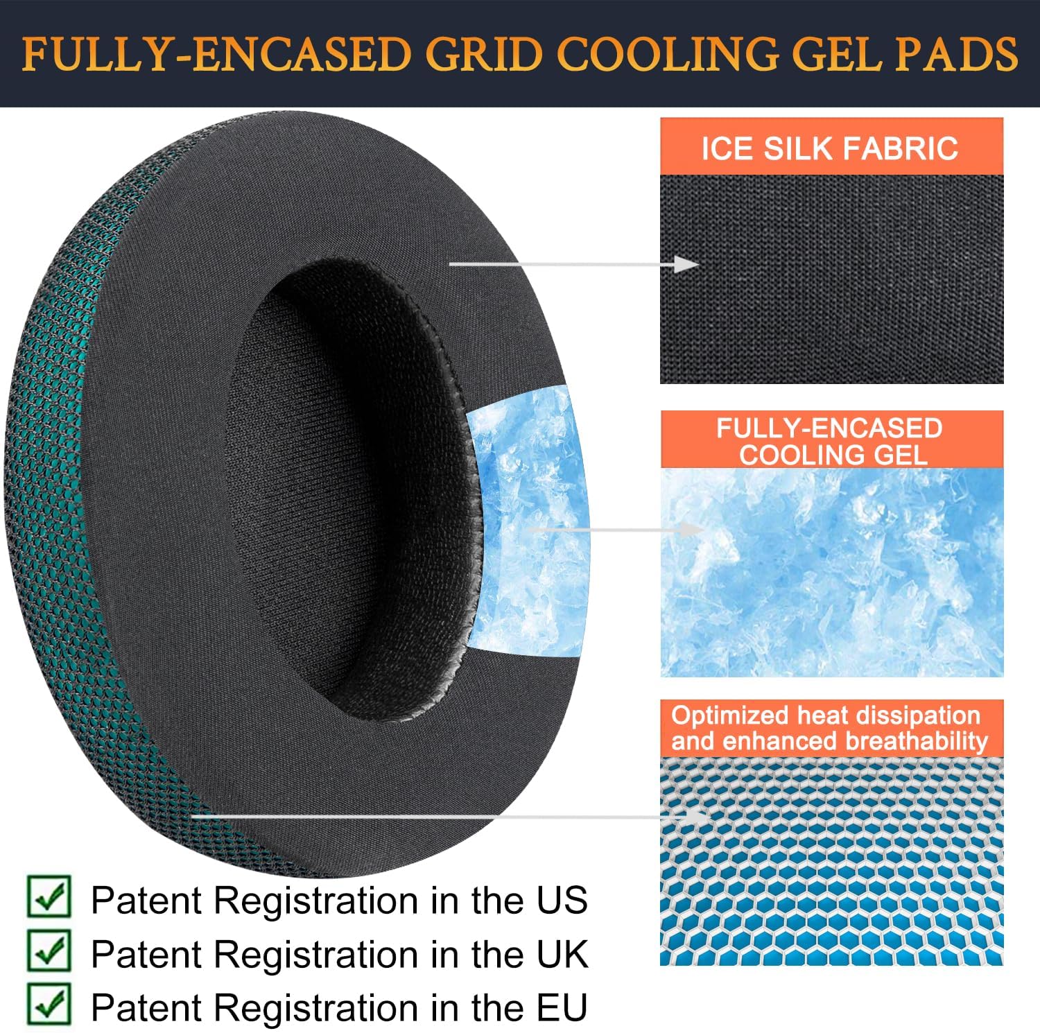 SoloWIT Earpads for Beats Studio 2 & Studio 3 - Cooling Gel