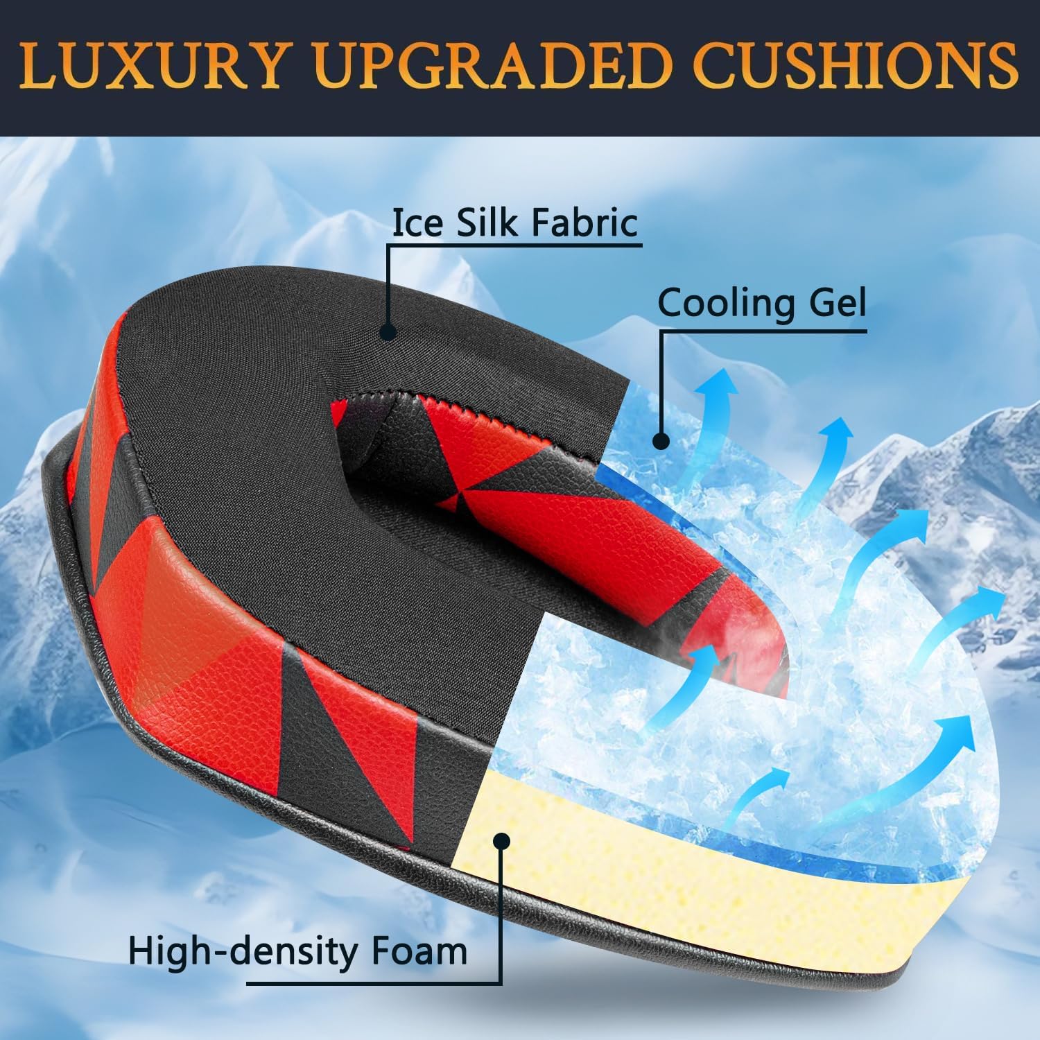 SOULWIT Earpads for Sennheiser RS165, RS175, RS185, RS195 - Protein Leather