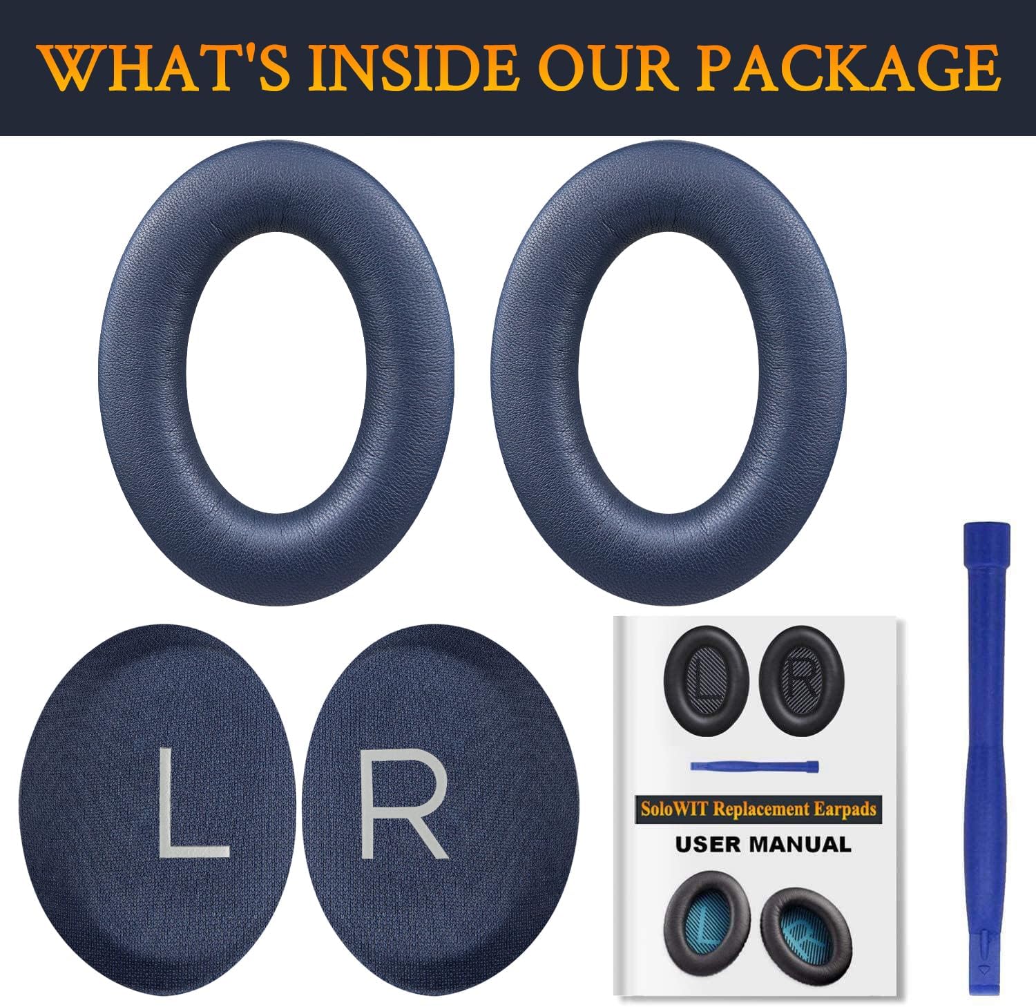 SOULWIT Earpads for Bose QuietComfort 45 Series - Lambskin