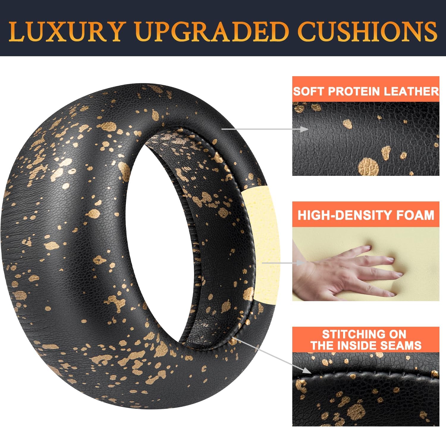 SOULWIT Earpads for Sony PlayStation PS5 Pulse Elite - Protein Leather