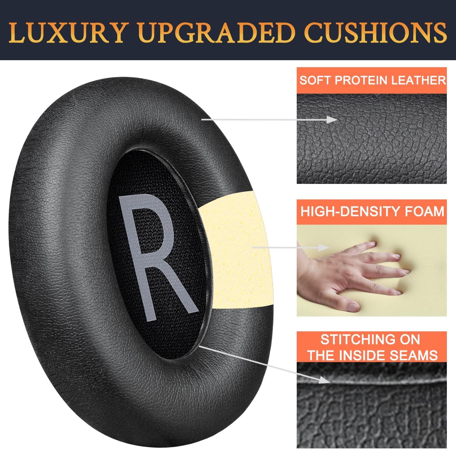 SOULWIT Earpads for Bose 700 - Protein Leather