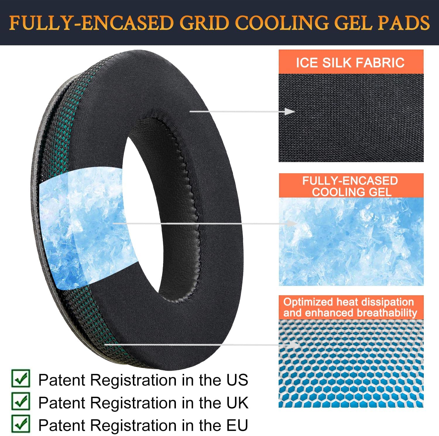 SoloWIT Earpads for Bose QuietComfort 25 - Cooling Gel
