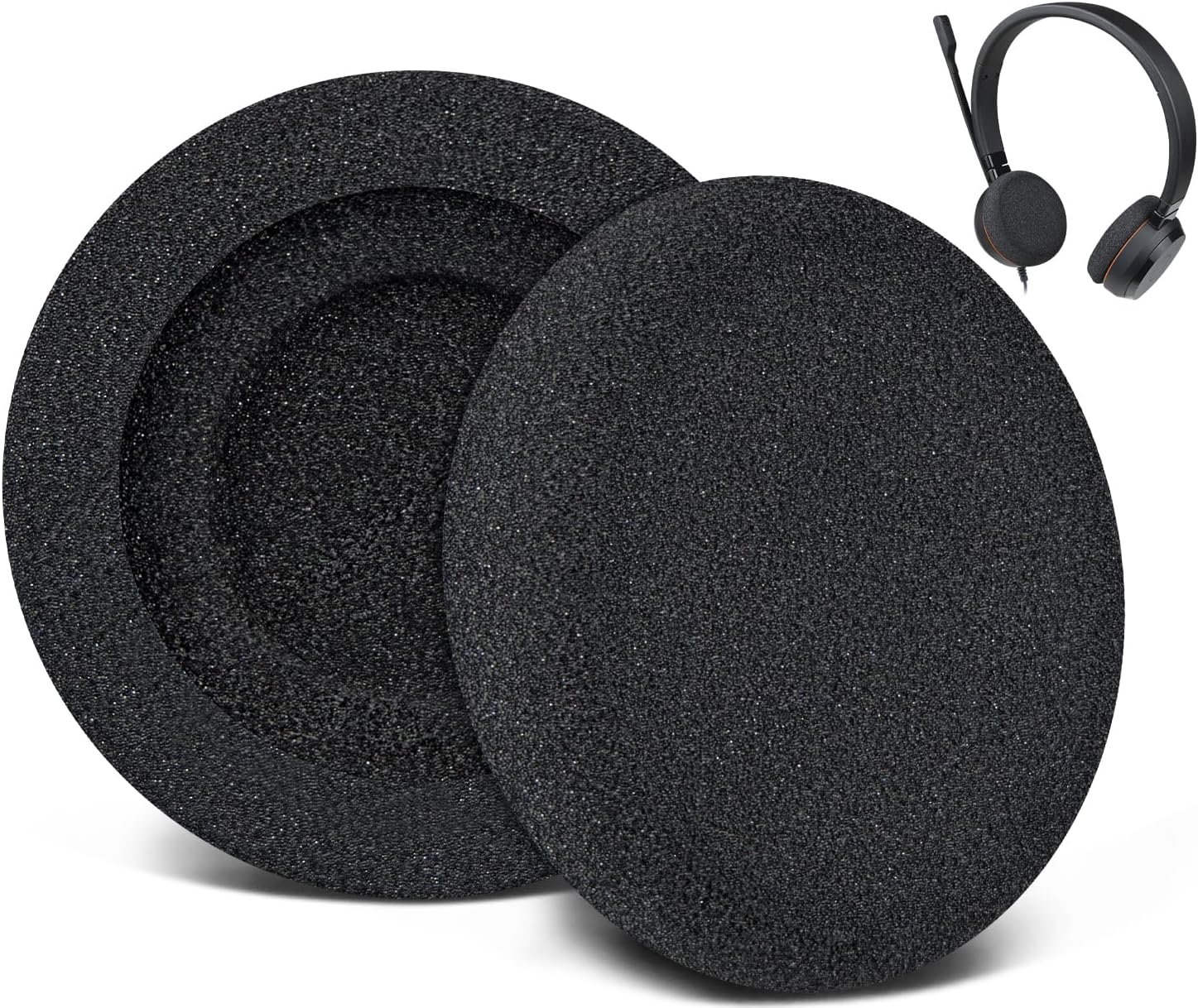 SOULWIT Sponge Earpads for Jabra Evolve 65/40/30/20 - 4Pcs