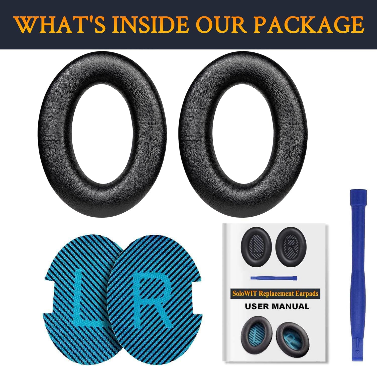 SoloWIT Earpads for Bose QuietComfort 25 - Lambskin