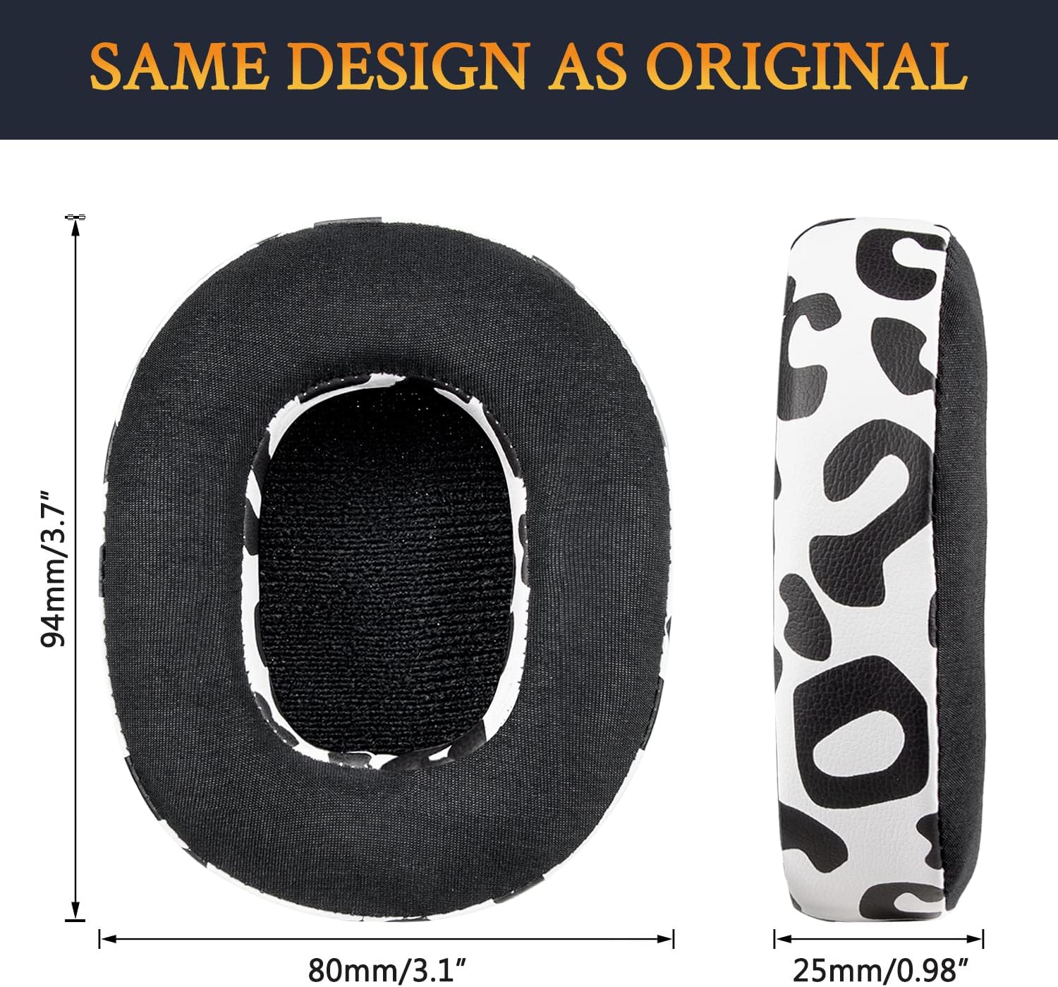 SOULWIT Earpads for Skullcandy Hesh 3/ANC/Evo & Crusher Wireless/ANC/Evo & Venue ANC - Cooling Gel