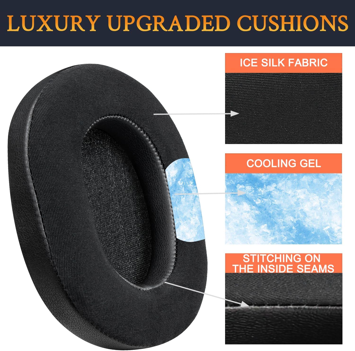 SOULWIT Earpads for Sony WH-1000XM5 - Cooling Gel