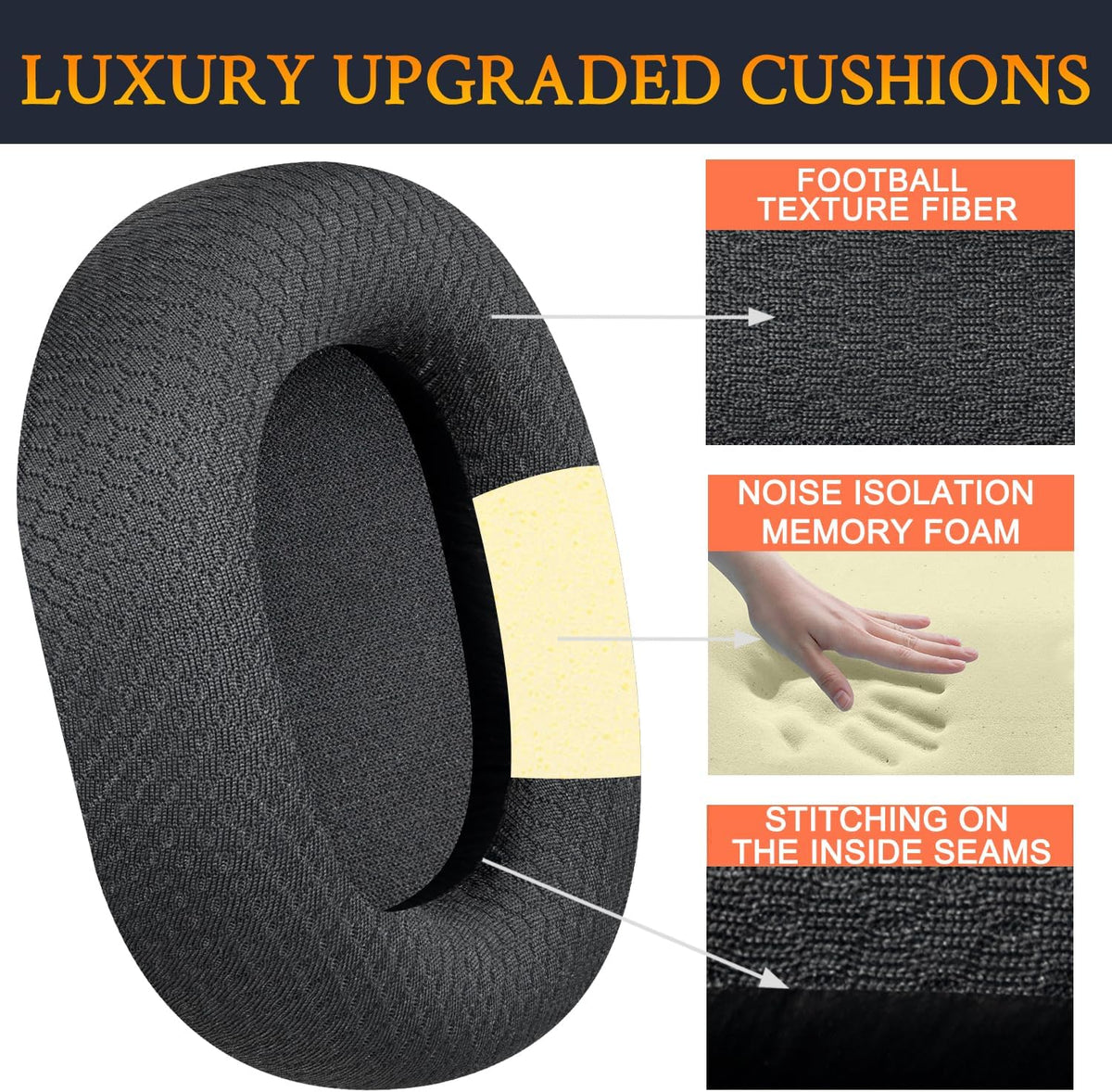 SOULWIT Earpads for Razer BlackShark V2/V2 Pro