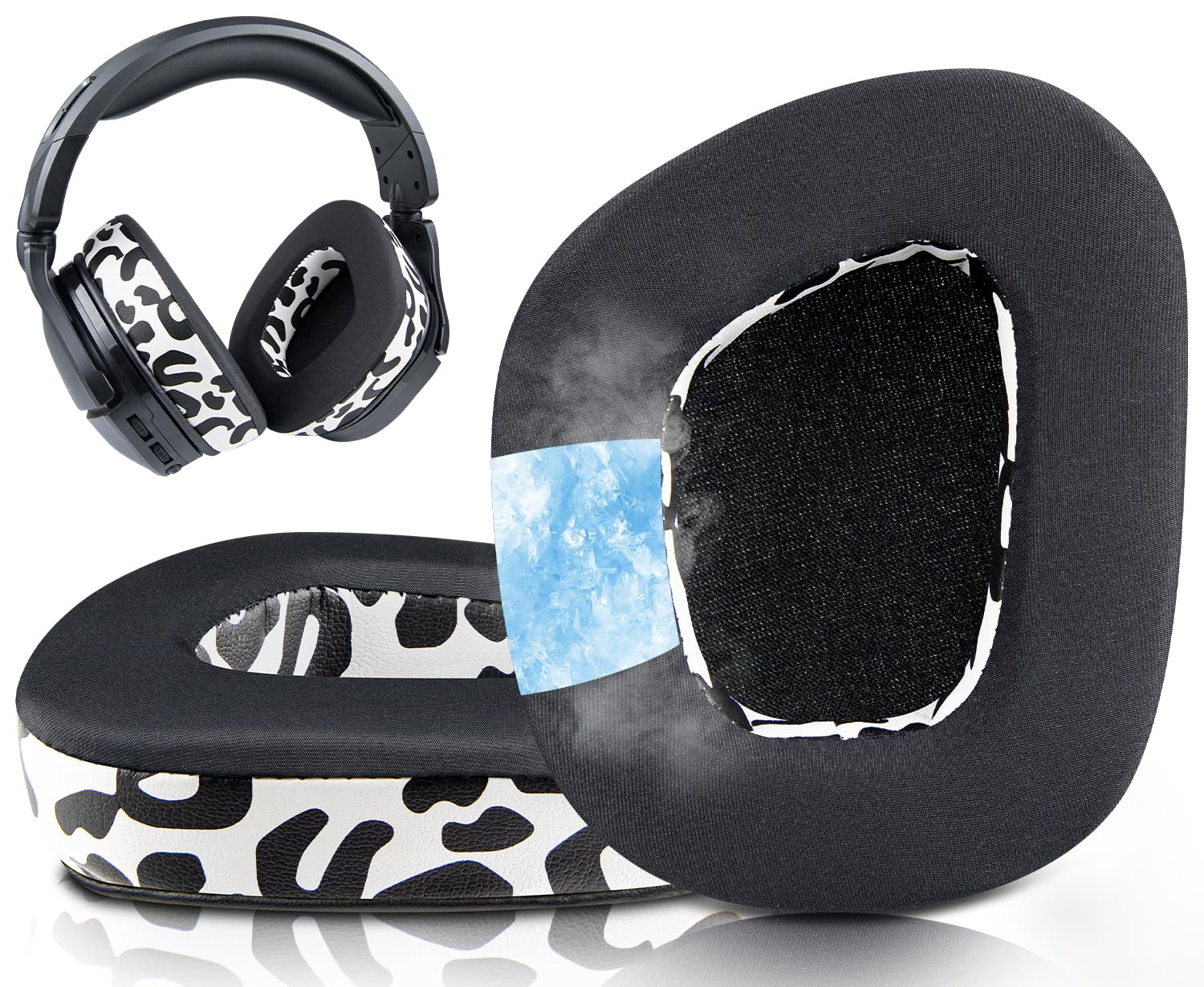 SOULWIT Earpads for Turtle Beach Stealth 600 Gen 2, 600 Gen 3, 500 Wireless Gaming - Cooling Gel
