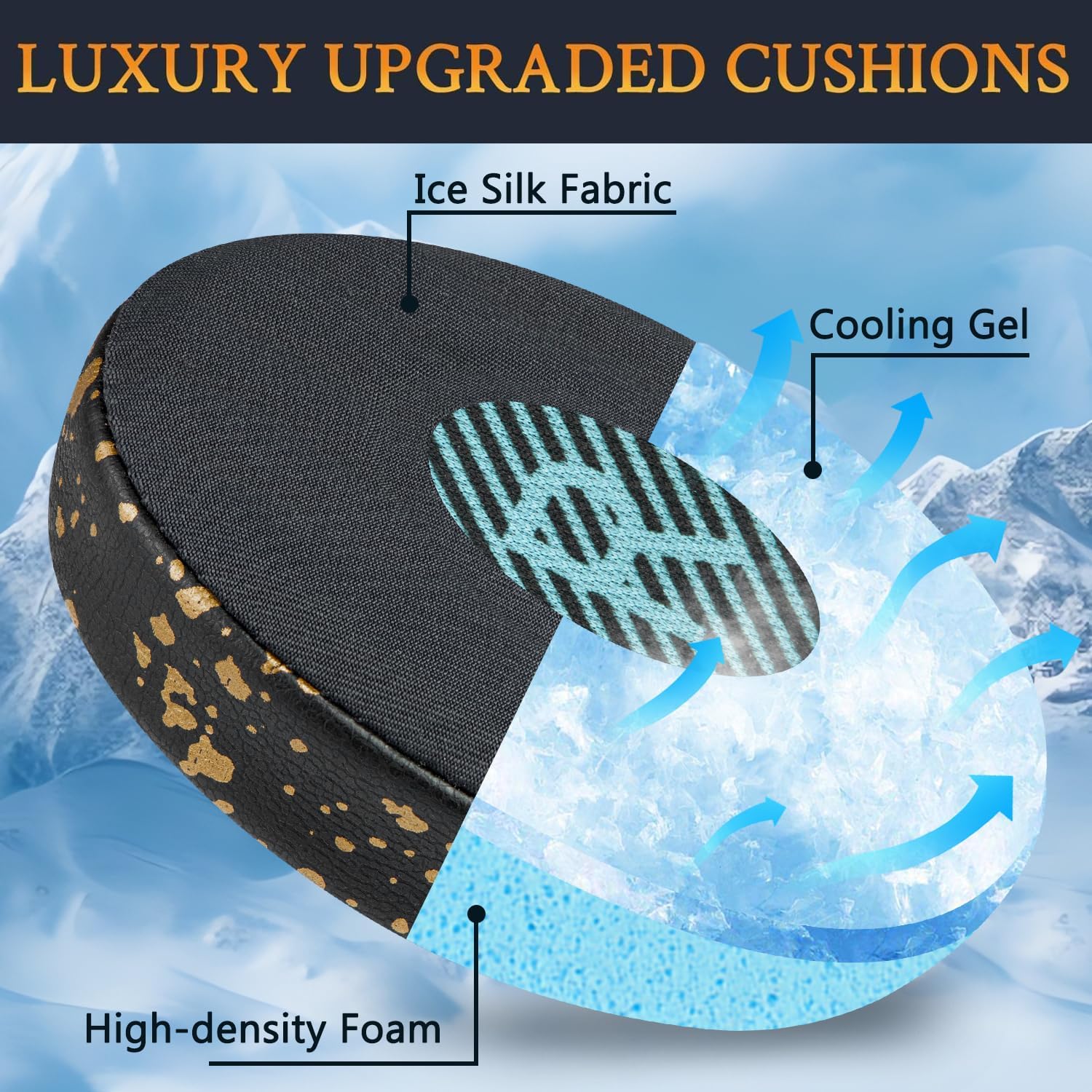 SOULWIT Earpads for Bose On-Ear II (OE2/OE2i) / SoundTrue On-Ear / SoundLink On-Ear - Cooling Gel